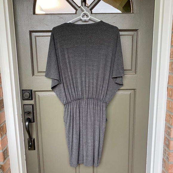 Rachel Roy 24 Hour Wrap Dress (Gray) - Picture 3 of 8